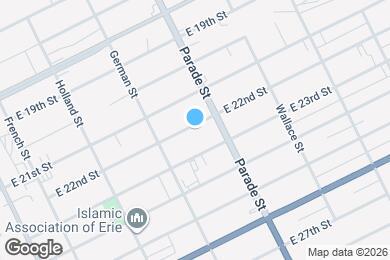 Map image of the property - 341 E 22nd St