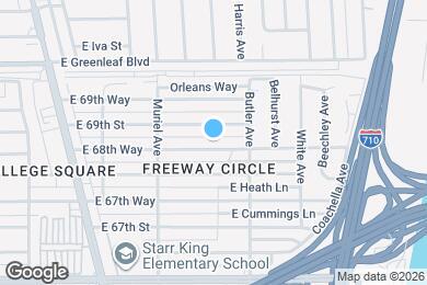 Map image of the property - 249 E 68th Way