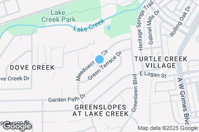 Map image of the property - 1304 Green Terrace Dr