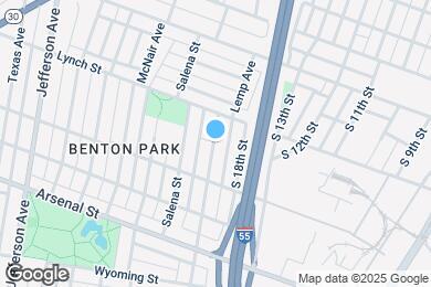 Map image of the property - 2842 Lemp Ave