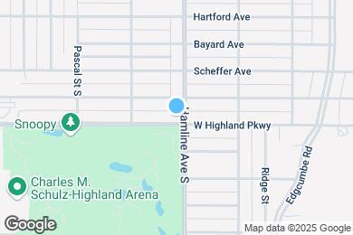 Map image of the property - 1347 W Highland Pkwy