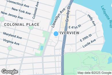 Map image of the property - 3945 Omohundro Ave