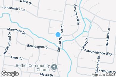 Map image of the property - 2007 Sulphur Springs Rd