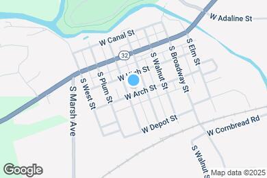 Map image of the property - 9308 W Arch St