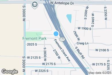 Map image of the property - 1977 Fremont Crest Ave