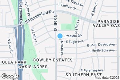 Map image of the property - 13450 N 36th Pl