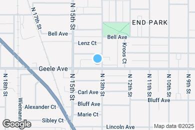 Map image of the property - 1328 Geele Ave