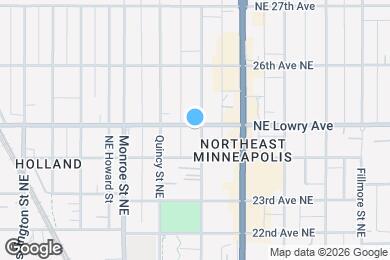 Map image of the property - 2428 Jackson St NE