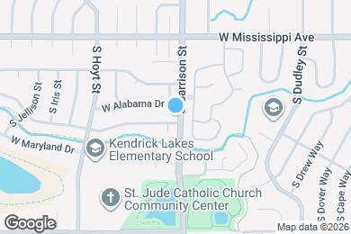 Map image of the property - 9201 W Louisiana Ave