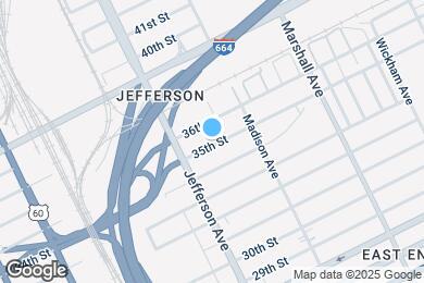 Map image of the property - 631 35th St