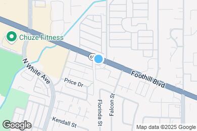 Map image of the property - Foothill Village Apartments