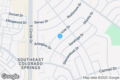 Map image of the property - 1630 Shasta Dr