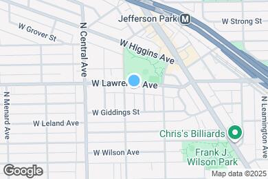 Map image of the property - 5447 W Lawrence Ave