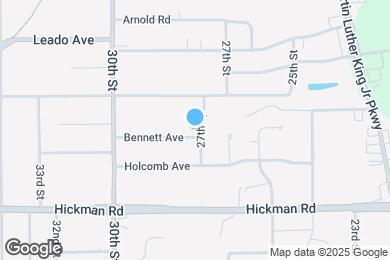 Map image of the property - 2731 Bennett Ave