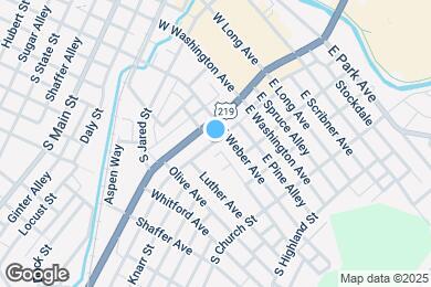 Map image of the property - 14 E Weber Ave
