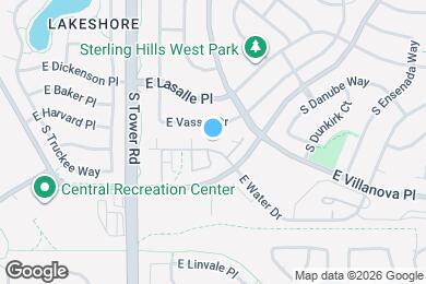 Map image of the property - 18761 E Water Dr