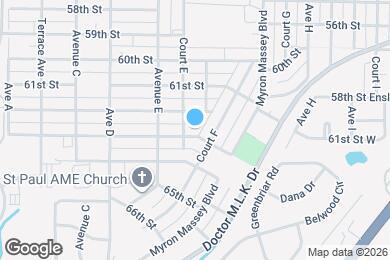 Map image of the property - 608 Jerry Coleman St