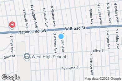 Map image of the property - 51 S Ogden Ave