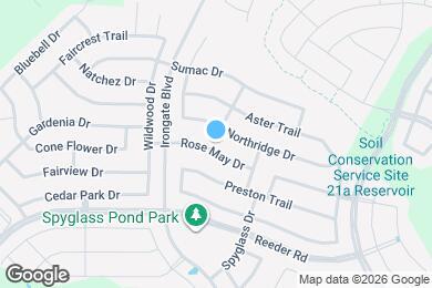 Map image of the property - 2114 Rose May Dr