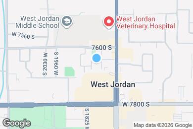 Map image of the property - 1825 W 7600 S
