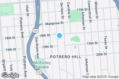 Map image of the property - 621 Rhode Island St