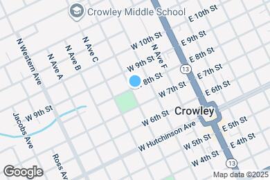 Map image of the property - 722 N Ave D