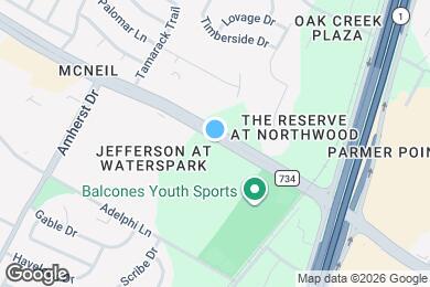 Map image of the property - 3401 W Parmer Ln