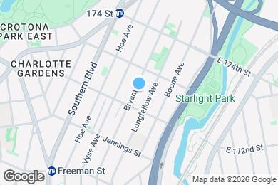 Map image of the property - BRYANT AVENUE