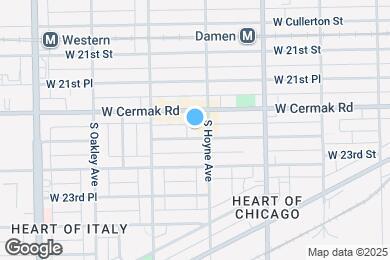 Map image of the property - 2110 W 22nd Pl