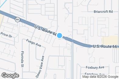 Map image of the property - 150 Foothill Blvd