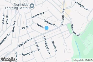 Map image of the property - 711 Barton Ave