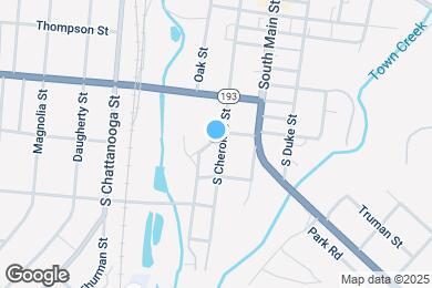 Map image of the property - 502 S Cherokee St