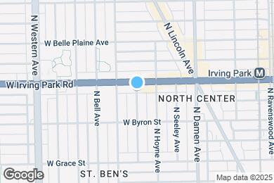 Map image of the property - 3953 N Hamilton Ave