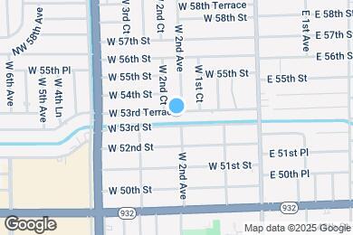 Map image of the property - 210 W 53rd Ter