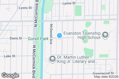 Map image of the property - 1540 Fowler Ave