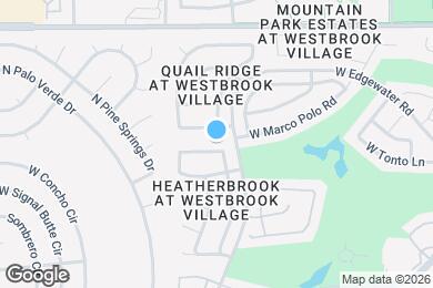 Map image of the property - 9808 W Behrend Dr