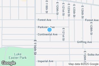 Map image of the property - 11817 Continental Ave