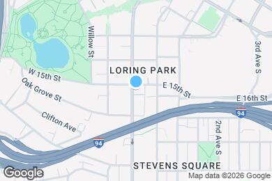 Map image of the property - The Parkway Apartments