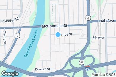 Map image of the property - 457 S Des Plaines St
