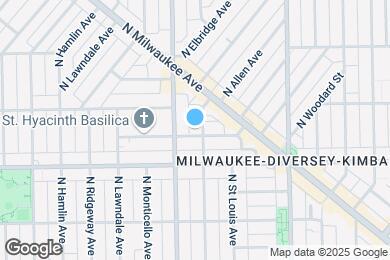 Map image of the property - 2836 N Drake Ave