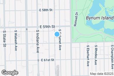 Map image of the property - 5942 S Calumet Ave