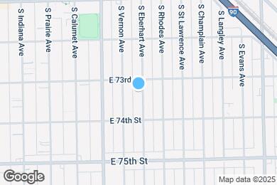 Map image of the property - 7318 S Eberhart Ave
