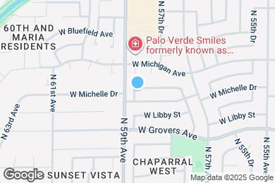 Map image of the property - 5833 W John Cabot Rd