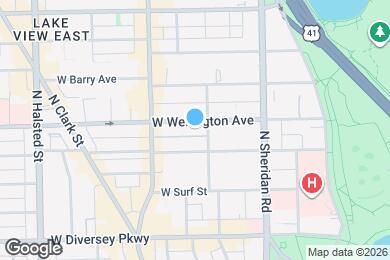 Map image of the property - 513 W Wellington Ave