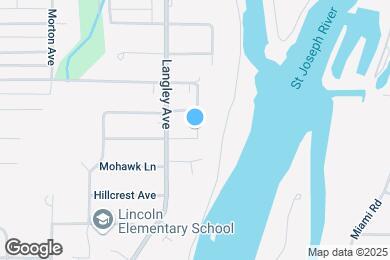 Map image of the property - 1409 Miller Dr