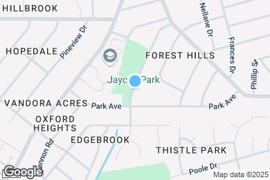 Map image of the property - 1325 Sycamore Dr
