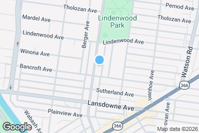 Map image of the property - 3952 Jamieson Ave