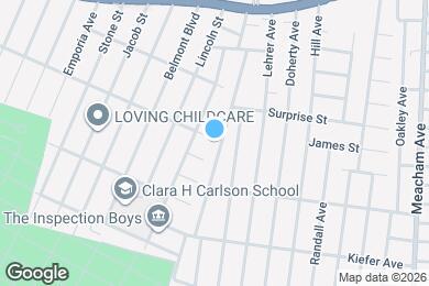 Map image of the property - 210 Benson Ave