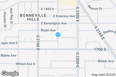 Map image of the property - 1604 S 2200 E