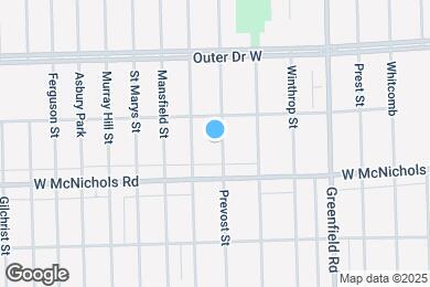 Map image of the property - 17165 Prevost St